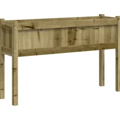 MAISON EXCLUSIVE - Jardinière avec pieds 110x31x70 cm bois de pin imprégné