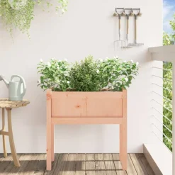 MAISON EXCLUSIVE - Jardinières avec pieds 70x31x70 cm bois massif douglas