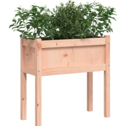 MAISON EXCLUSIVE - Jardinières avec pieds 70x31x70 cm bois massif douglas