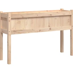 MAISON EXCLUSIVE - Jardinières avec pieds 110x31x70 cm bois de pin massif