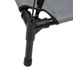 MAISON EXCLUSIVE - Lit pour chien avec auvent anthracite tissu oxford et acier