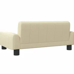 MAISON EXCLUSIVE - Lit pour chien crème 70x45x30 cm tissu