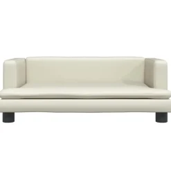MAISON EXCLUSIVE - Lit pour chien crème 80x45x30 cm similicuir