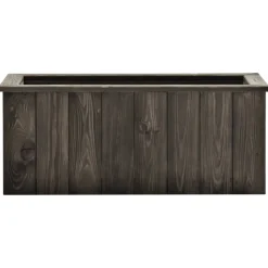 MAISON EXCLUSIVE - Lit surélevé gris foncé 74x32x30 cm bois de pin massif