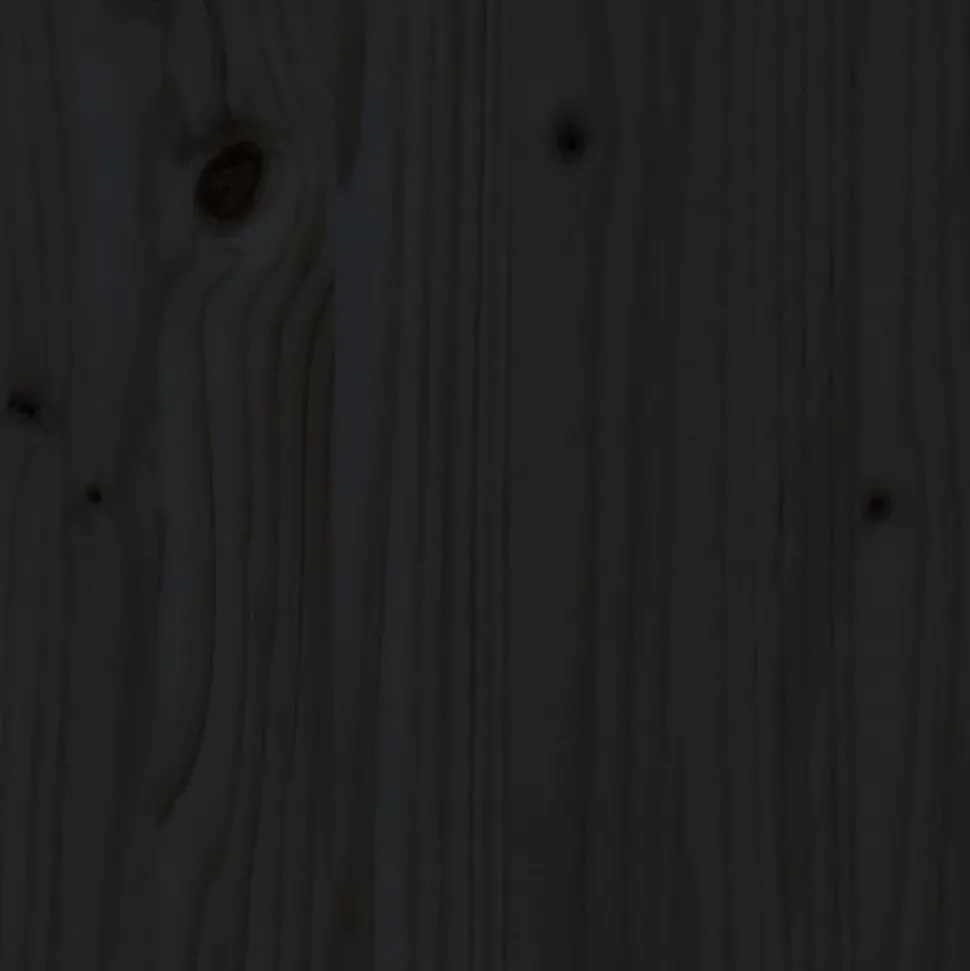 MAISON EXCLUSIVE - Niche pour chien noir 50x40x52 cm bois de pin massif