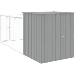 MAISON EXCLUSIVE - Niche pour chien avec cour gris clair 165x455x181 cm