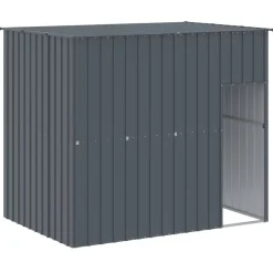MAISON EXCLUSIVE - Niche pour chien avec cour anthracite 214x1273x181 cm