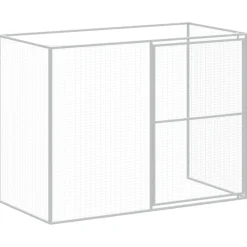 MAISON EXCLUSIVE - Niche pour chien avec cour anthracite 214x1273x181 cm