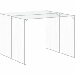 MAISON EXCLUSIVE - Niche pour chien avec cour anthracite 214x865x181 cm