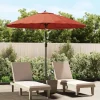 MAISON EXCLUSIVE - Parasol d'extérieur et mât avec aluminium 270 cm terre cuite