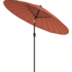 MAISON EXCLUSIVE - Parasol d'extérieur et mât avec aluminium 270 cm terre cuite