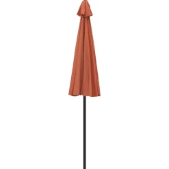 MAISON EXCLUSIVE - Parasol d'extérieur et mât avec aluminium 270 cm terre cuite