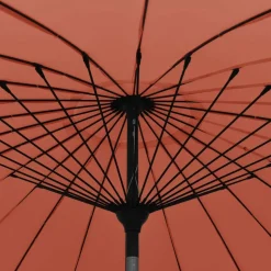 MAISON EXCLUSIVE - Parasol d'extérieur et mât avec aluminium 270 cm terre cuite