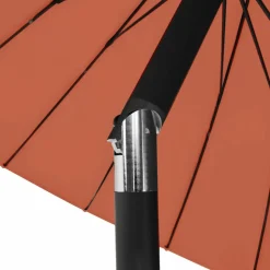 MAISON EXCLUSIVE - Parasol d'extérieur et mât avec aluminium 270 cm terre cuite