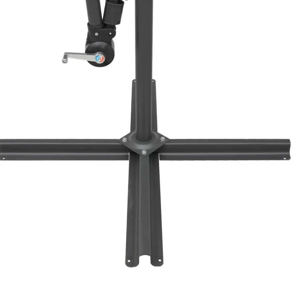 MAISON EXCLUSIVE - Parasol suspendu avec poteau anthracite 3 m