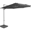 MAISON EXCLUSIVE - Parasol de jardin avec base portable anthracite