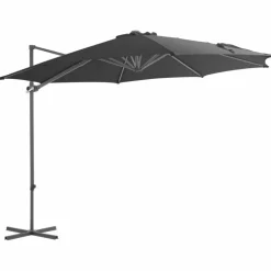 MAISON EXCLUSIVE - Parasol de jardin avec base portable anthracite