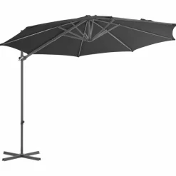 MAISON EXCLUSIVE - Parasol de jardin avec base portable anthracite