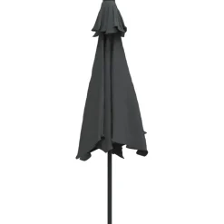 MAISON EXCLUSIVE - Parasol d'extérieur avec poteau en métal 300 cm anthracite