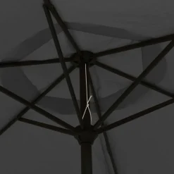 MAISON EXCLUSIVE - Parasol d'extérieur avec poteau en métal 300 cm anthracite