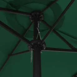 MAISON EXCLUSIVE - Parasol d'extérieur et mât en aluminium 460x270 cm vert