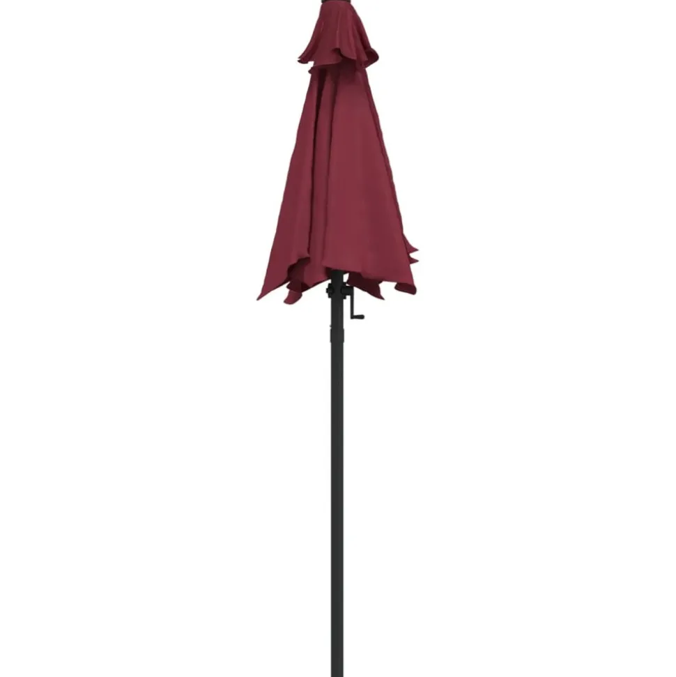 MAISON EXCLUSIVE - Parasol bordeaux 200x224 cm aluminium