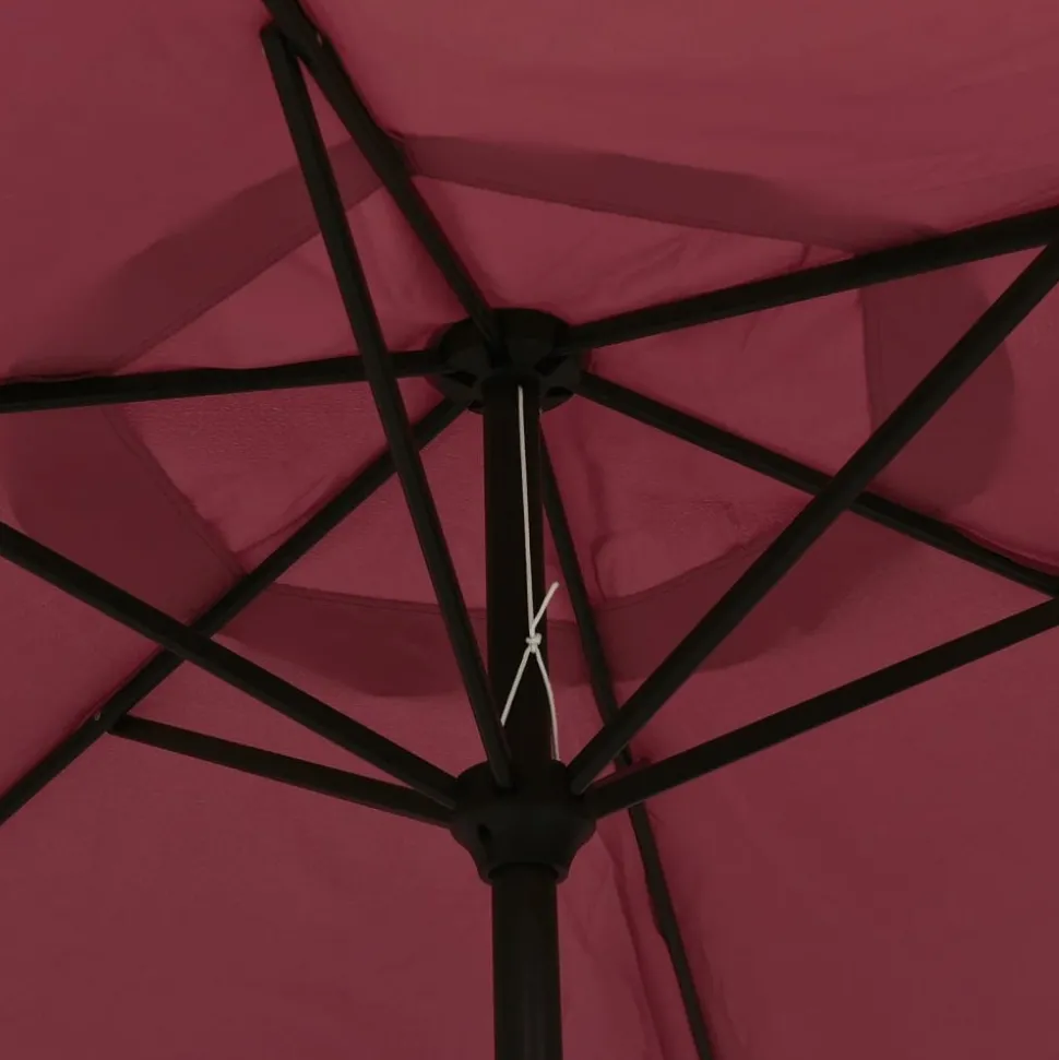 MAISON EXCLUSIVE - Parasol bordeaux 200x224 cm aluminium