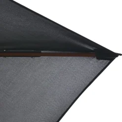 MAISON EXCLUSIVE - Parasol d'extérieur avec mât en bois 200x300 cm anthracite