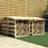 MAISON EXCLUSIVE - Pergolas avec toits 4 pcs 100x90x100 cm bois de pin imprégné
