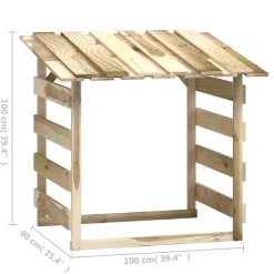 MAISON EXCLUSIVE - Pergolas avec toits 4 pcs 100x90x100 cm bois de pin imprégné