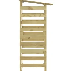MAISON EXCLUSIVE - Pergolas avec toits 2 pcs 100x90x200 cm bois de pin imprégné