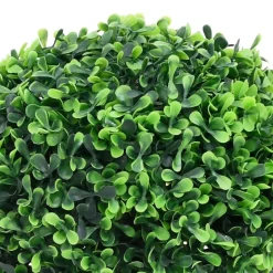 MAISON EXCLUSIVE - Plantes de buis artificiel 2 pcs avec pots boule vert 27 cm