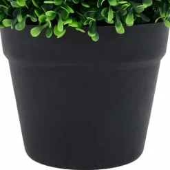 MAISON EXCLUSIVE - Plantes de buis artificiel 2 pcs avec pots boule vert 32 cm