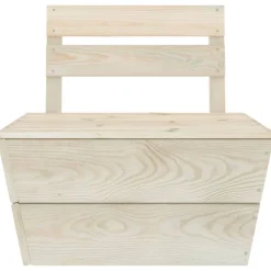 MAISON EXCLUSIVE - Salon de jardin palette 3 pcs bois d'épicéa imprégné
