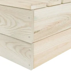 MAISON EXCLUSIVE - Salon de jardin palette 3 pcs bois d'épicéa imprégné