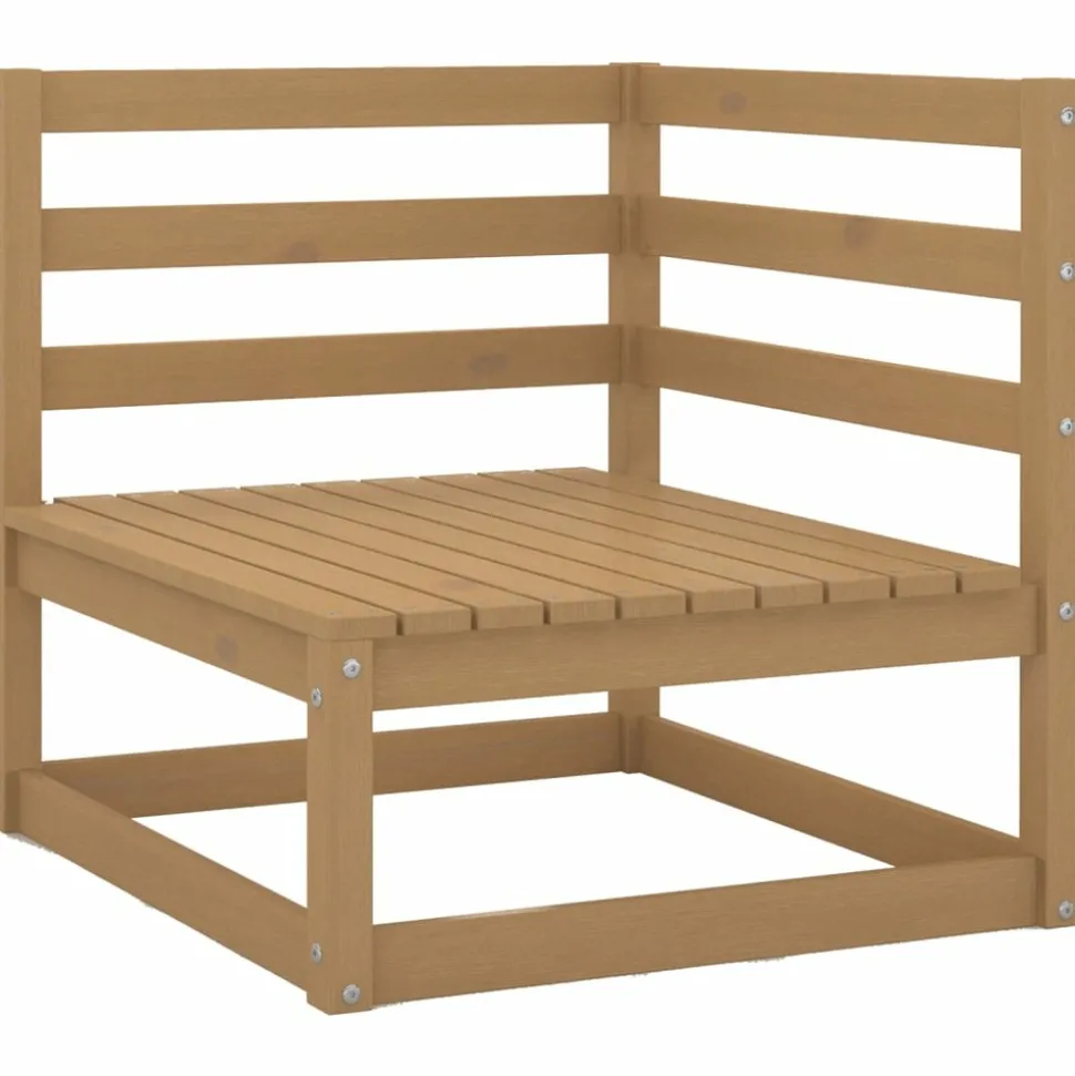 MAISON EXCLUSIVE - Salon de jardin 10 pcs bois de pin massif