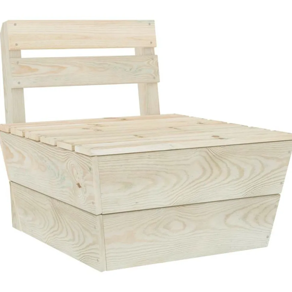 MAISON EXCLUSIVE - Salon de jardin 2 pcs bois d'épicéa imprégné