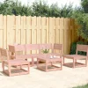 MAISON EXCLUSIVE - Salon de jardin 5 pcs bois massif de douglas