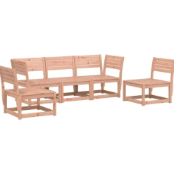 MAISON EXCLUSIVE - Salon de jardin 5 pcs bois massif de douglas