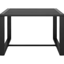 MAISON EXCLUSIVE - Salon de jardin 11 pcs avec coussins aluminium anthracite
