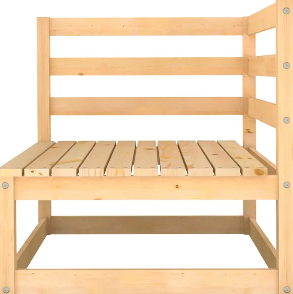 MAISON EXCLUSIVE - Salon de jardin 8 pcs bois de pin massif