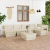 MAISON EXCLUSIVE - Salon de jardin palette 6 pcs bois d'épicéa imprégné
