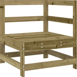 MAISON EXCLUSIVE - Salon de jardin 3 pcs bois de pin imprégné