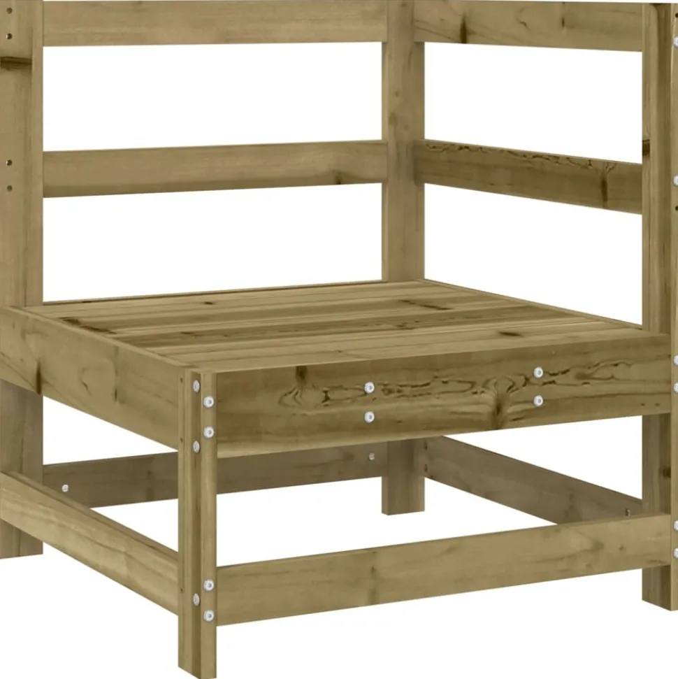 MAISON EXCLUSIVE - Salon de jardin 3 pcs bois de pin imprégné