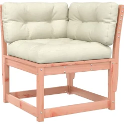 MAISON EXCLUSIVE - Salon de jardin 5 pcs avec coussins bois massif douglas