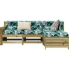 MAISON EXCLUSIVE - Salon de jardin 4 pcs bois de pin imprégné