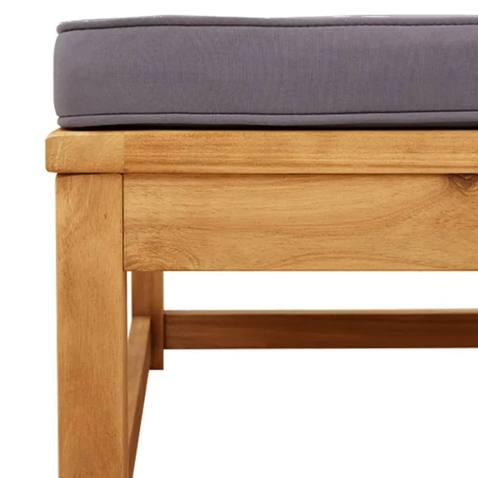 MAISON EXCLUSIVE - Salon de jardin avec coussins 5 pcs bois d'acacia solide