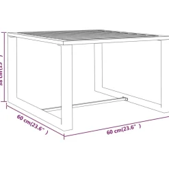 MAISON EXCLUSIVE - Salon de jardin 9 pcs avec coussins aluminium anthracite