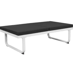 MAISON EXCLUSIVE - Salon de jardin 5 pcs textilène aluminium noir