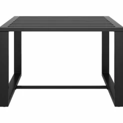 MAISON EXCLUSIVE - Salon de jardin 5 pcs avec coussins aluminium anthracite